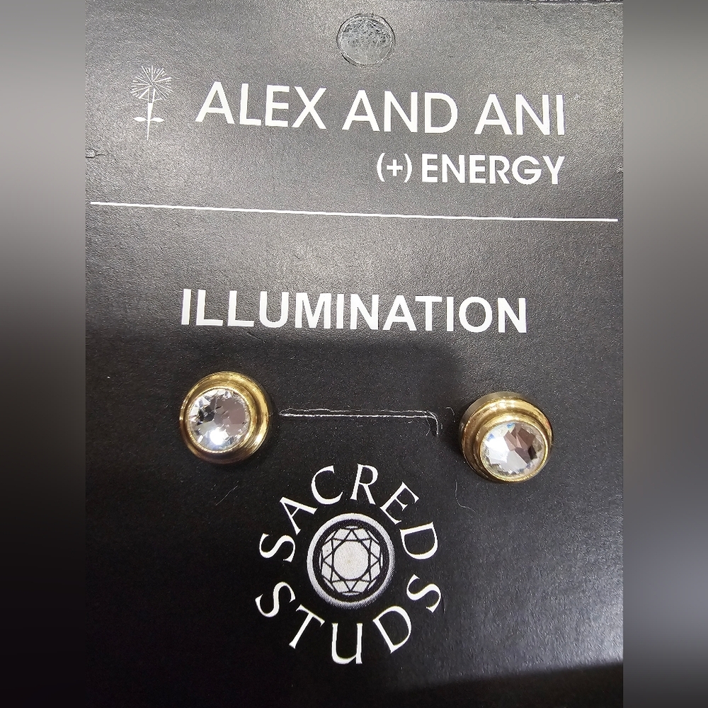 ​Alex and Ani Sacred Studs Post Earrings – Crystal Color Therapy (Illumination)